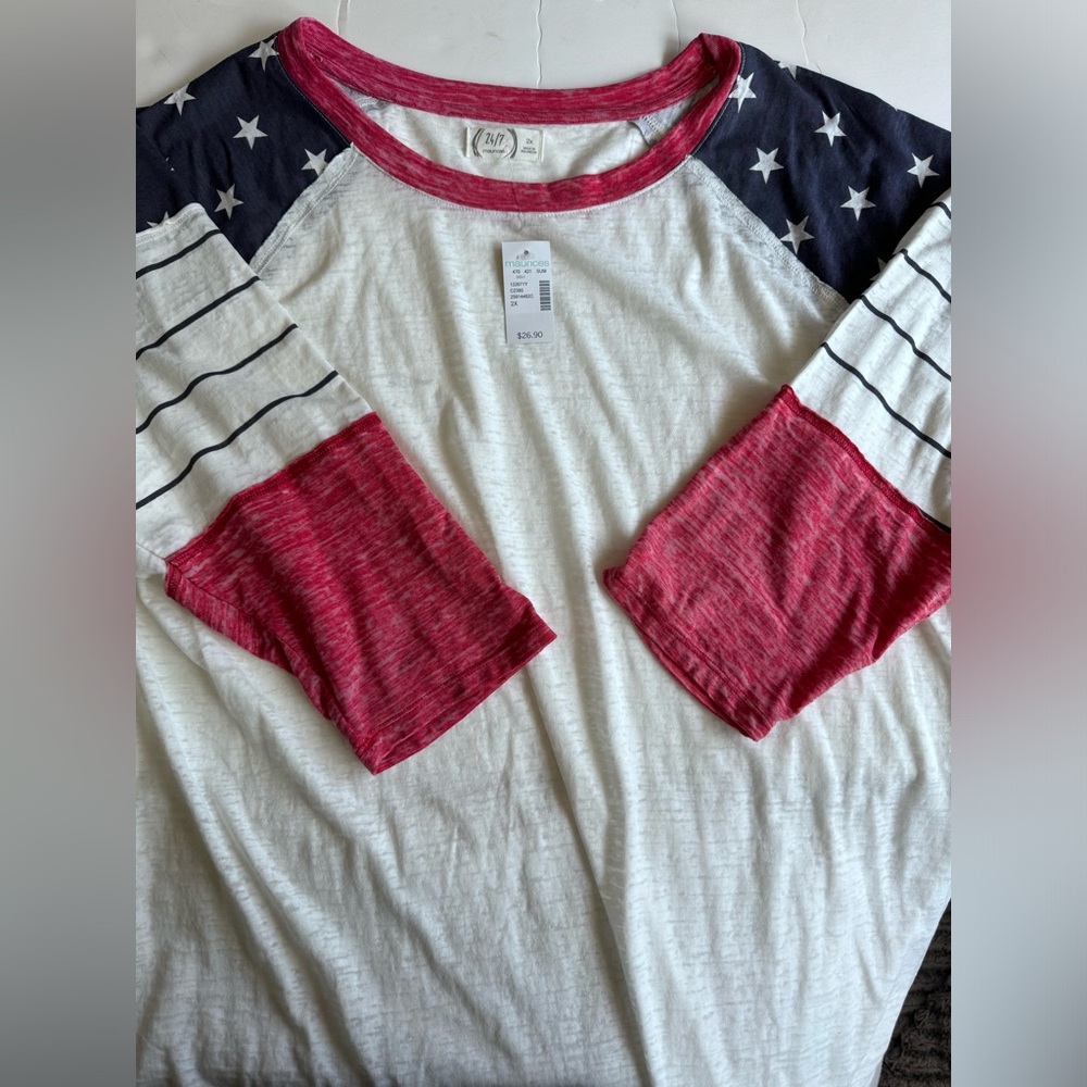 Maurice’s USA 3/4 sleeve top
